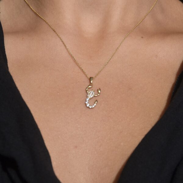 Akrep Burç Altın Kolye